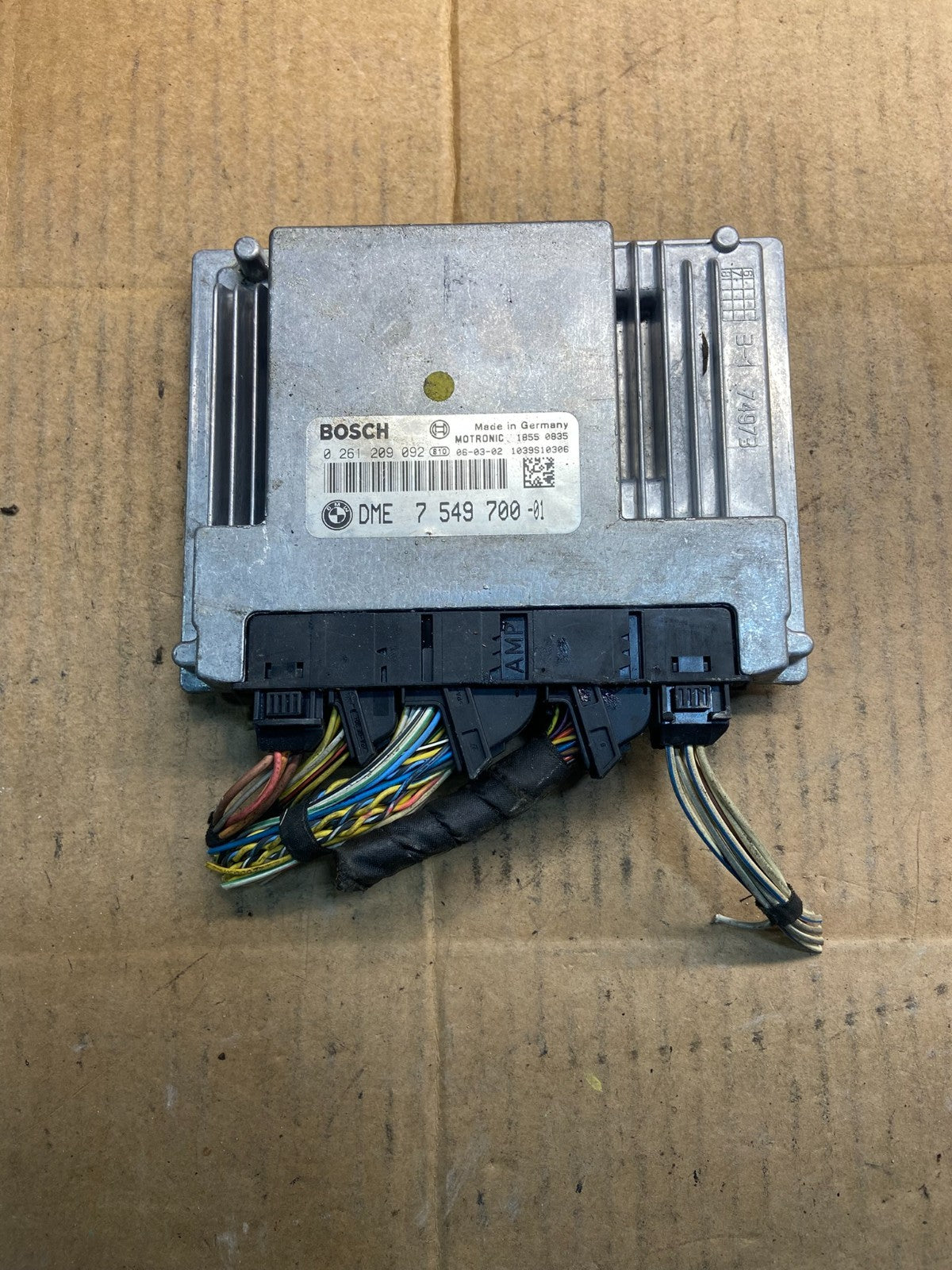 2006 to 2007 Bmw 550i 750i Engine Computer ECU Control Module ECM Y3892 DG1