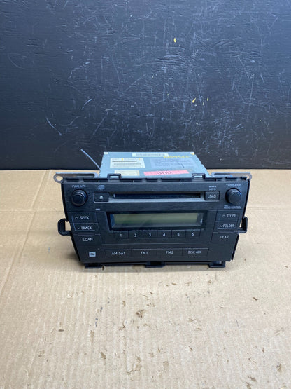 2010 to 2011 Toyota Prius Radio Stereo Receiver Aux Disc CD Player OEM AB9512 DG0