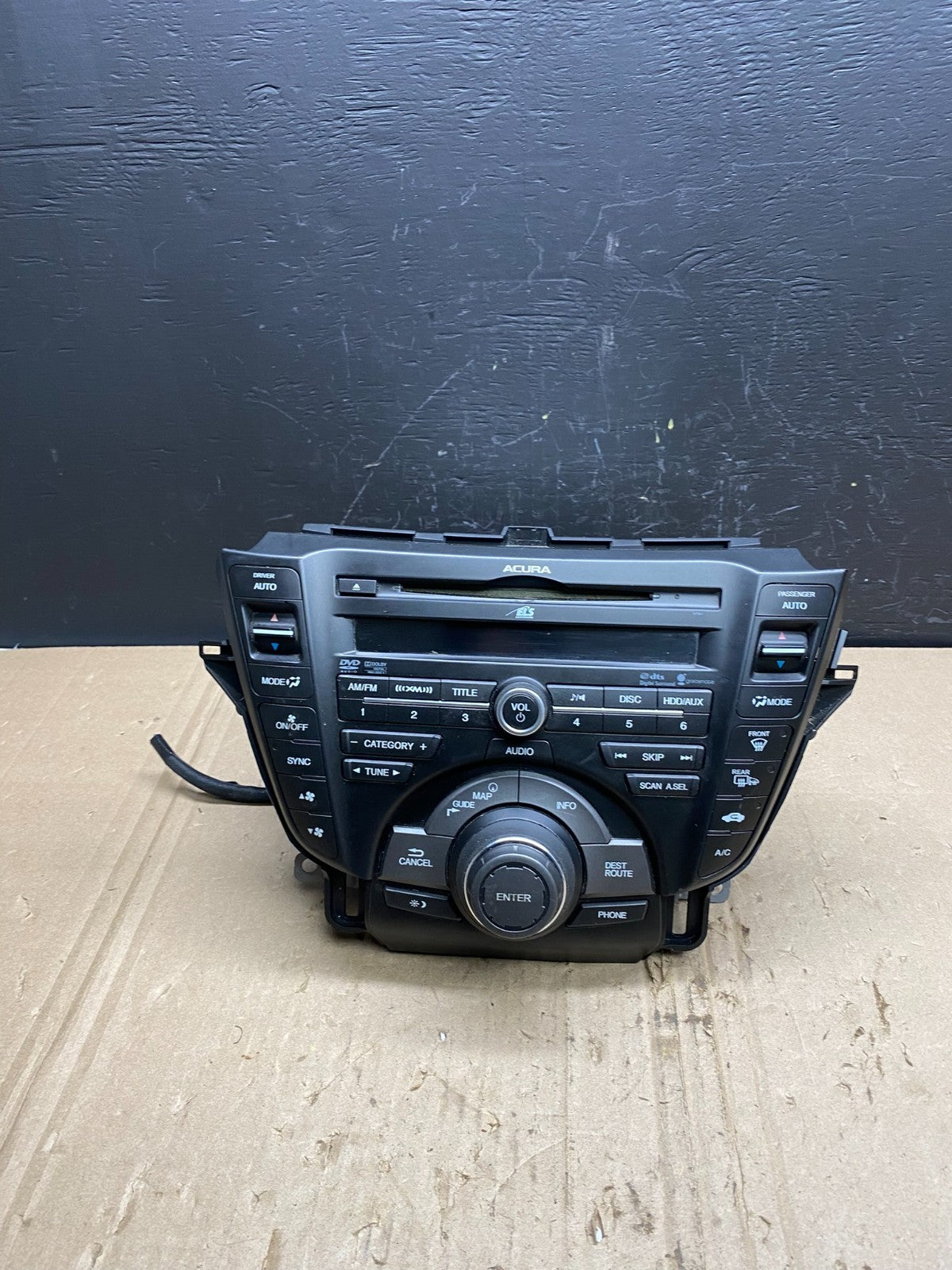 2012 2013 2014 Acura TL AM FM CD MP3 DVD HDD Navigation Radio Player AB9084 DG0