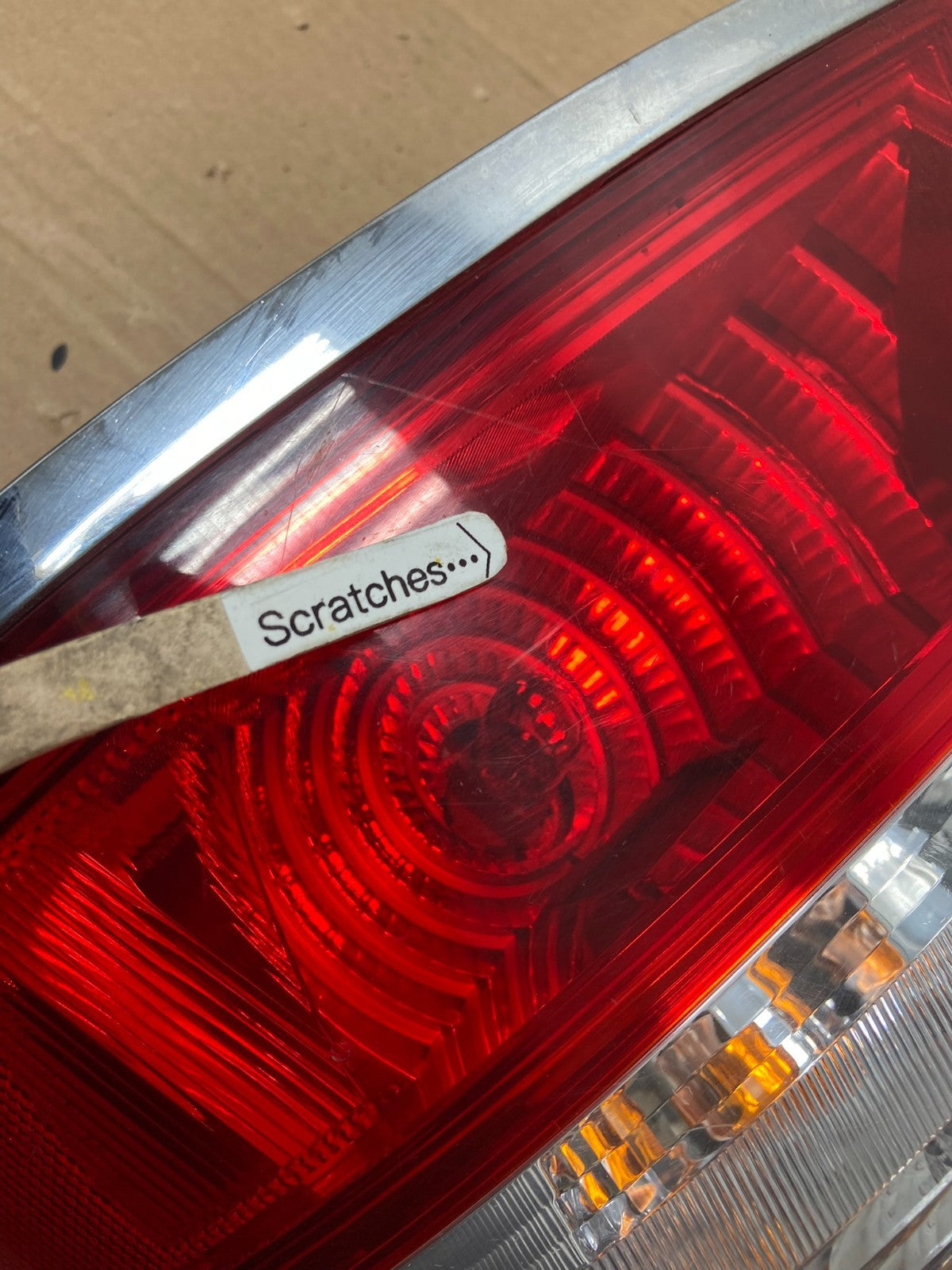 2008 to 2009 Subaru Legacy Right Passenger RH Side Tail Light OEM AB1294 LK3