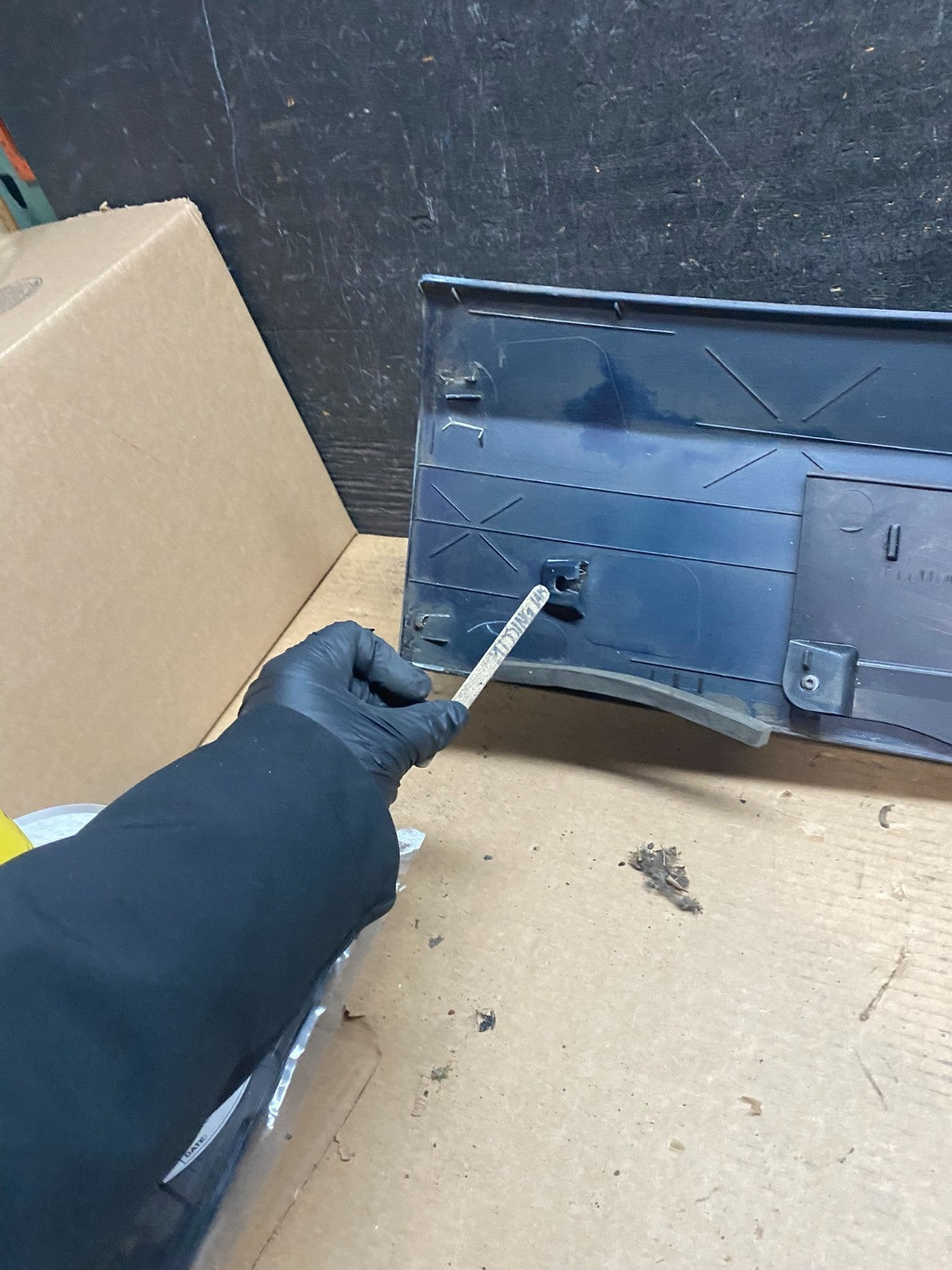 2011-2018 Dodge Grand Caravan Black Rear Tail Gate Trim Molding Panel v7169 DG14