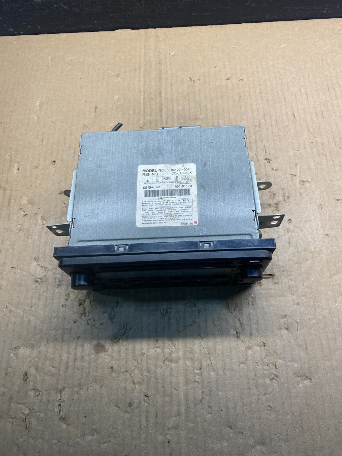2001 2002 Toyota Rav4 Am Fm Cd Player Radio Receiver OEM AC2433 DG3