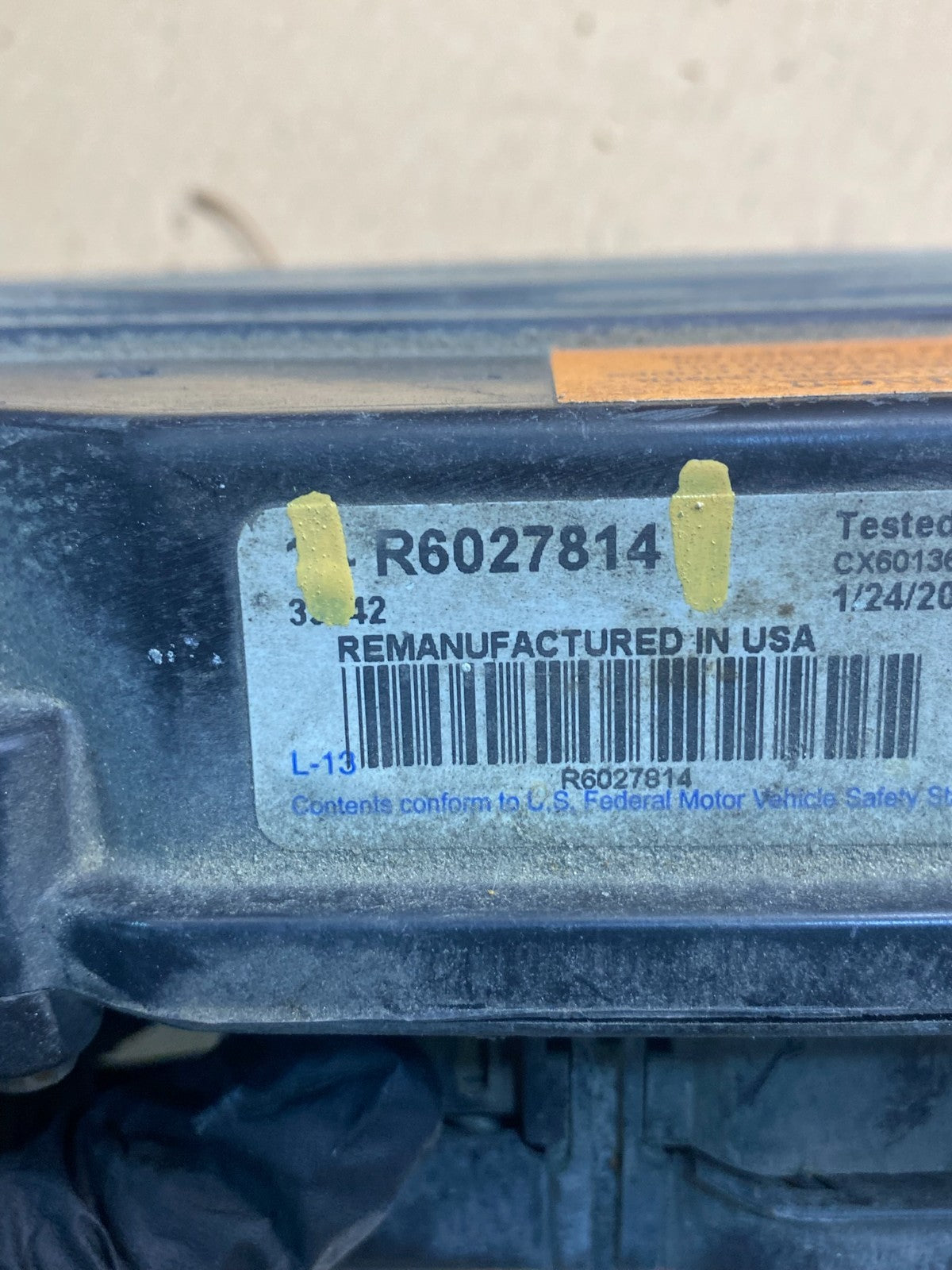 1993 Jeep Grand Cherokee 4.0L ECU Cali Emission 6-242 56027814 AH34142