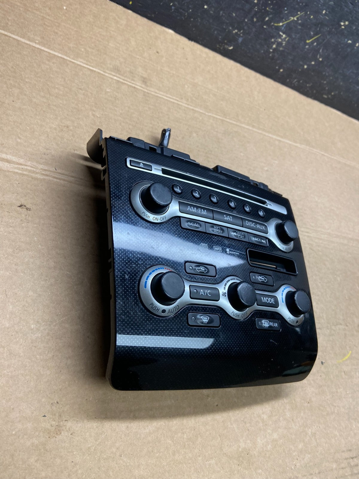 2010-2013 Nissan Maxima Center Console Climate Control Radio Bezel OEM W6430 DG2