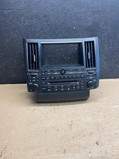 2003 - 2005 Infiniti FX35 Front Radio A/C Heater Climate Control Panel ah5461 DG0