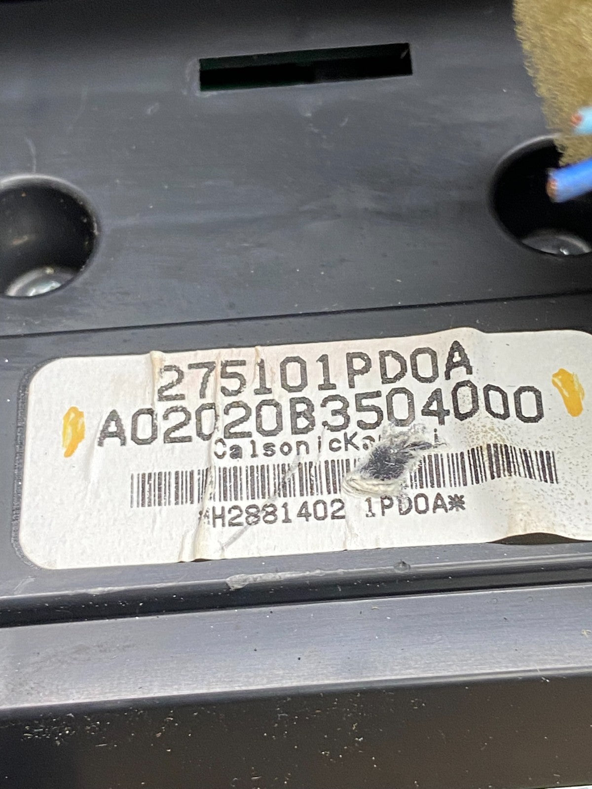 2012-2018 Nissan NV1500 Radio A/C Heat Temperature Climate Control AF1823 DG5