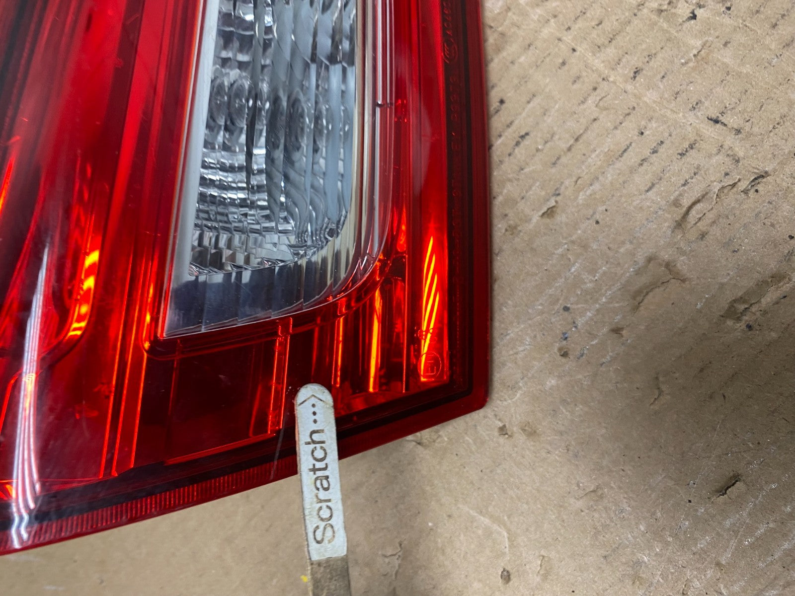 2010 to 2018 Mitsubishi ASX Left Driver Lh Side Inner Tail Light Oem R0392 DW6