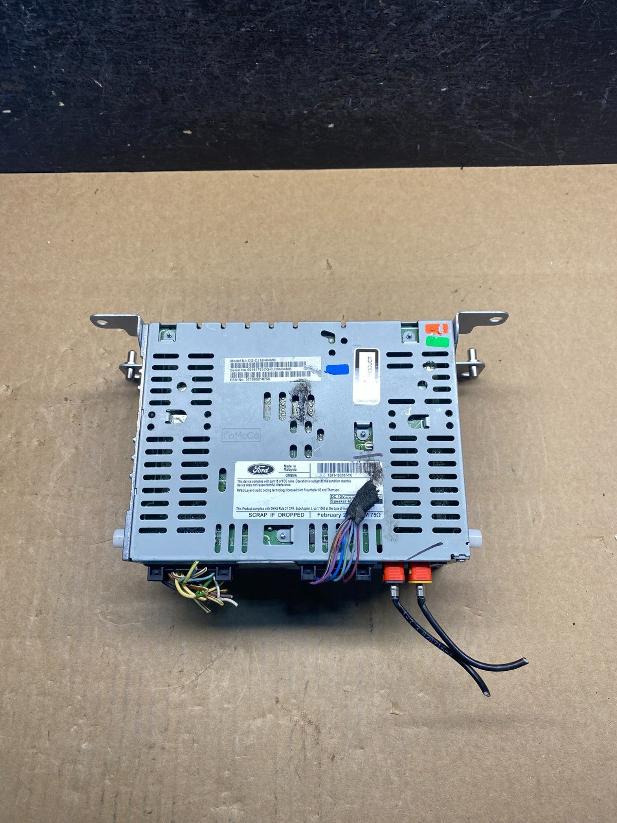 2016 to 2019 Ford Fusion Radio CD Player Reciver ag7379 DG4