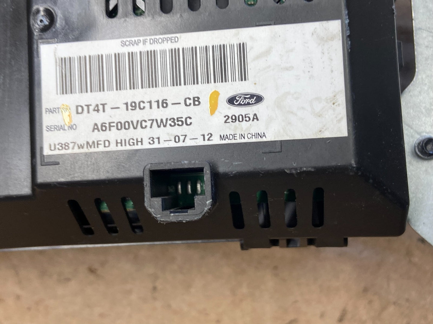 2013 Ford Edge 4.2' Radio Stereo Infromation Display Screen Oem AA7980 DG5