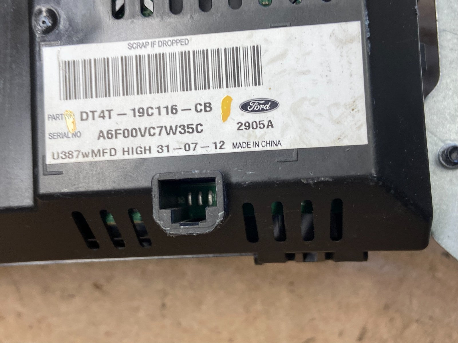 2013 Ford Edge 4.2' Radio Stereo Infromation Display Screen Oem AA7980 DG5