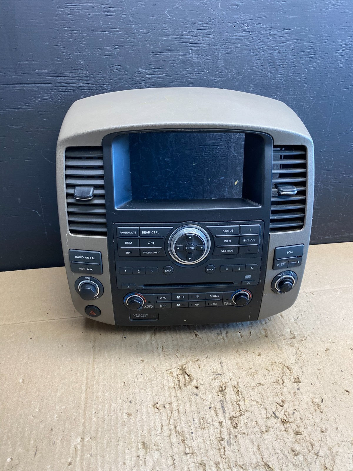 2008 2012 Nissan Pathfinder Radio A/C Heat Temperature Climate Control AC4845 DG0