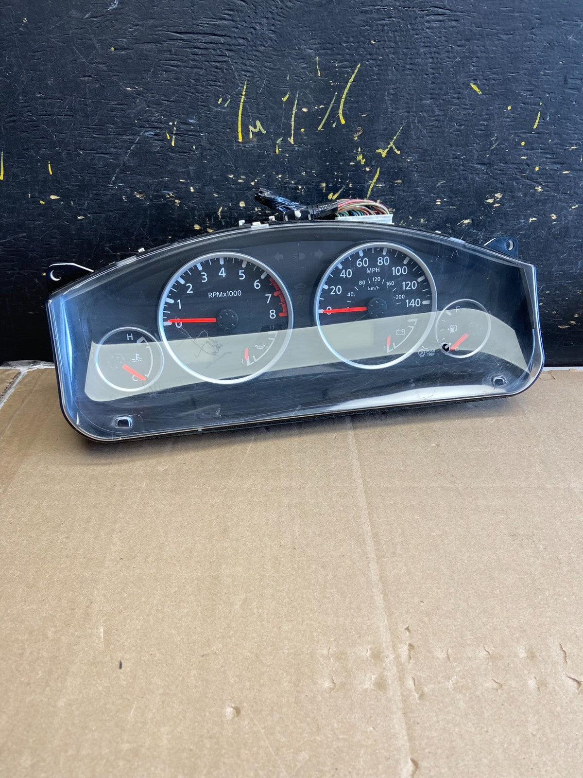 2007-2008 Nissan Pathfinder Xterra Cluster Speedometer Instrument OEM AB1823  DG0