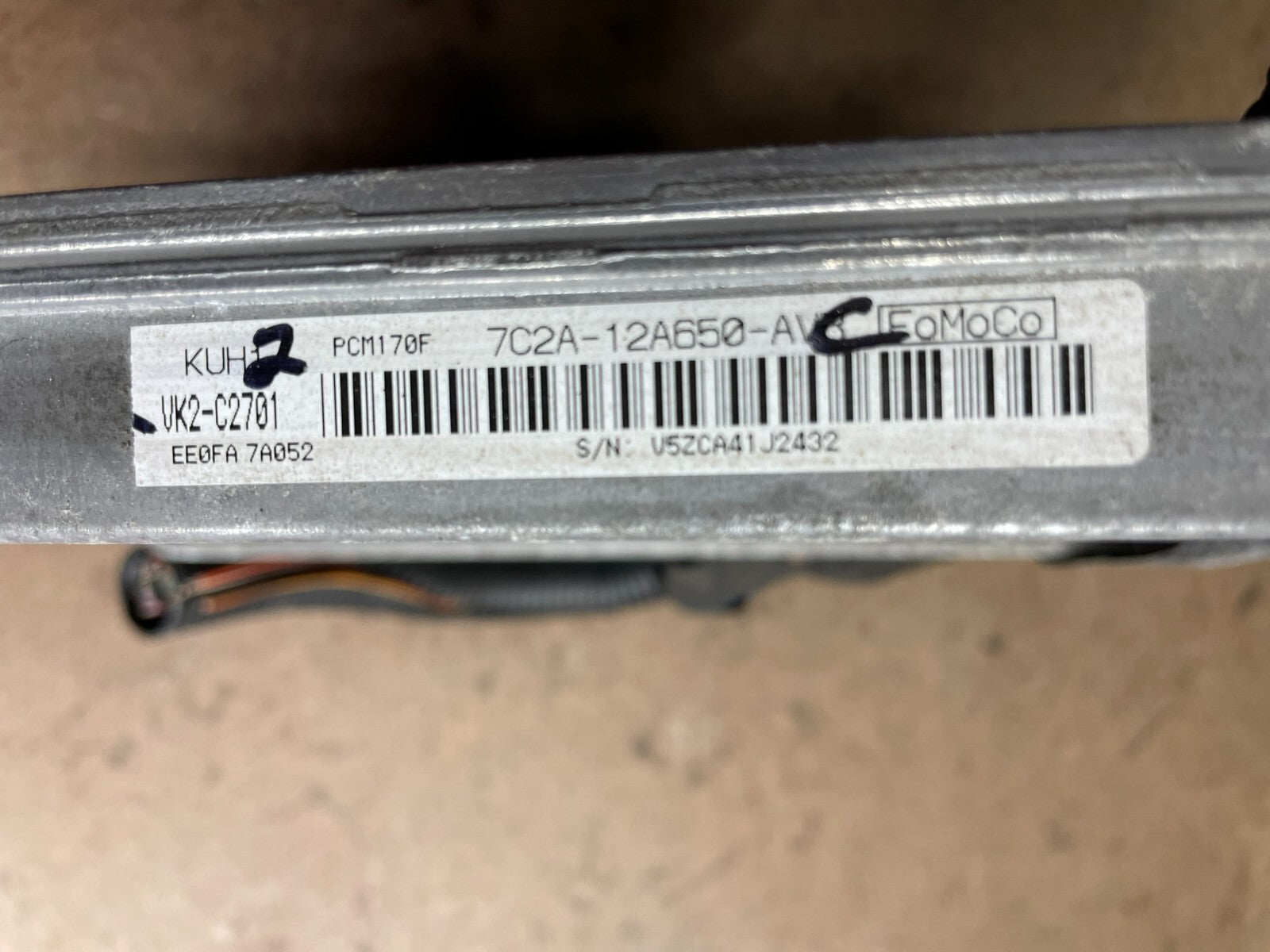 2007 Ford E250 E350 5.4L Van Engine Control ECU Computer Module j5191 C2