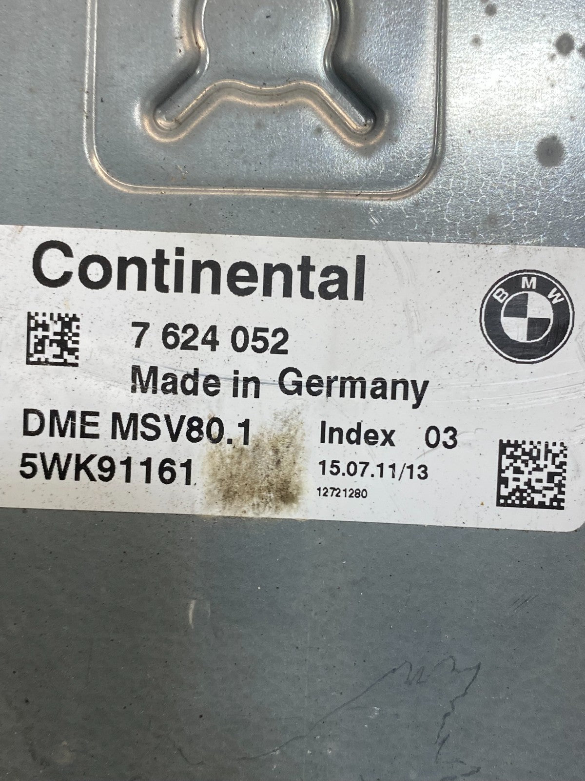 2007 - 2011 BMW 328i 528i E90 ECM ECU Engine Computer 7624052 af7705 DG2