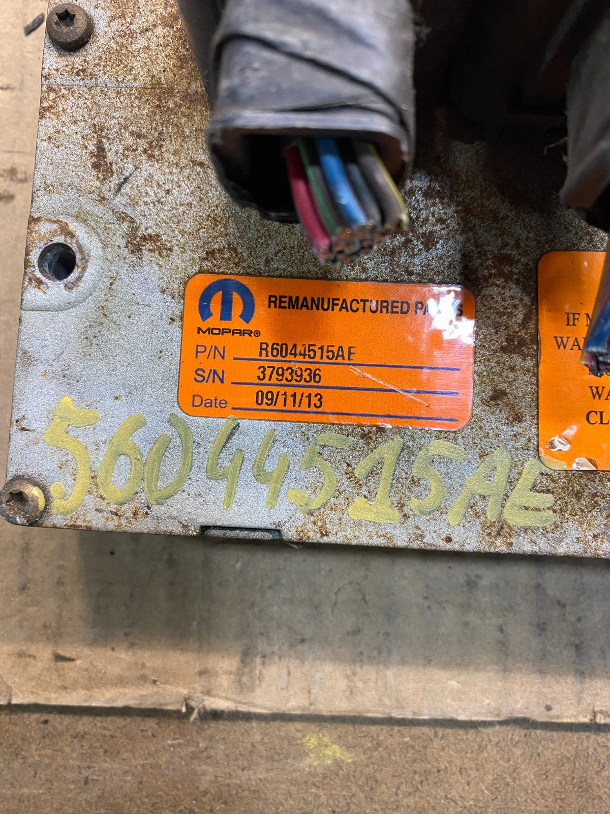 2005 to 2006 Jeep Grand Cherokee 3.7L Ecm Ecu Computer aa7694 DG4