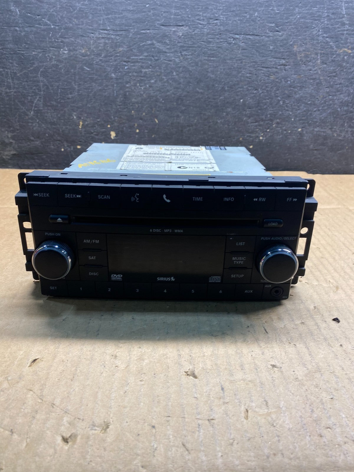 2007-2012 Chrysler Dodge Jeep Ram Radio CD MP3 AUX Receiver AI7686 DG0