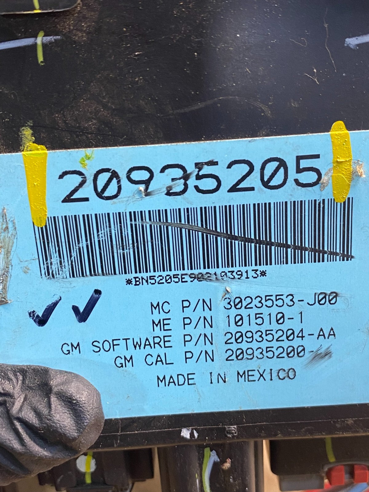 2009-2012 GMC Acadia Power Motor Liftgate Tailgate Control Module AF0042 DG4