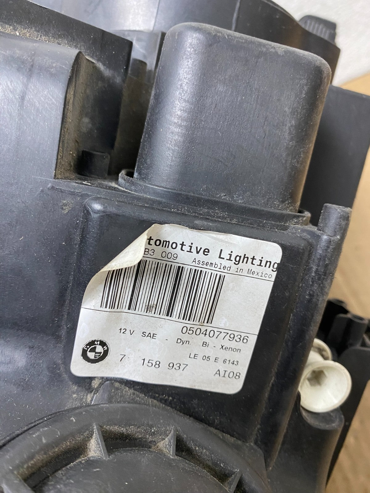 2007 2008 2009 2010 Bmw X5 Left Driver Lh Side Headlight Xenon Hid AG2206 DW11
