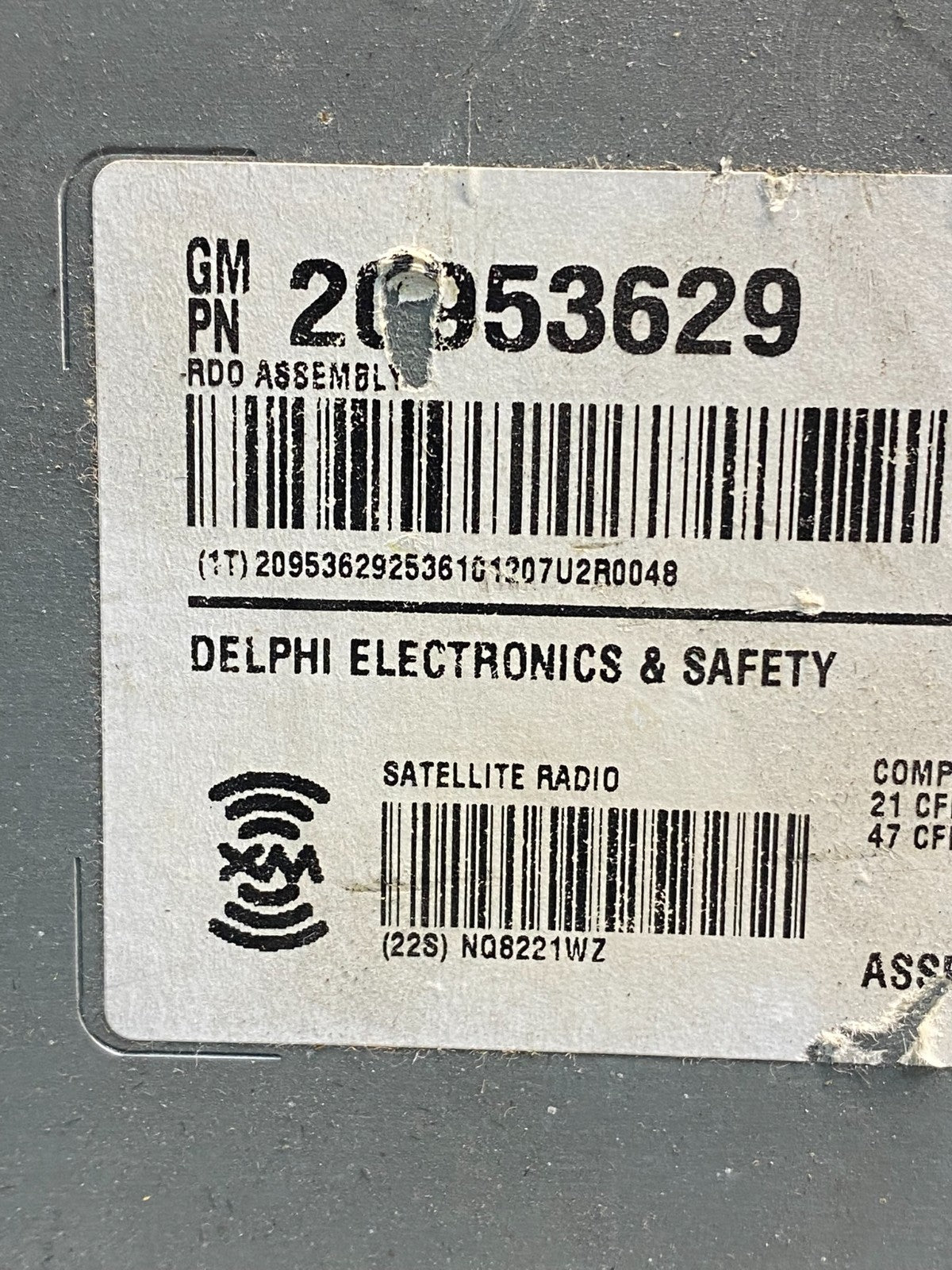 2009 2010 2011 Cadillac CTS Am Fm Cd Player Radio Receiver af7829 DG6