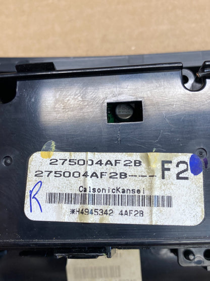 2015-2017 Nissan Sentra Climate Control Unit Heater Ac Temperature AF6563 DG5