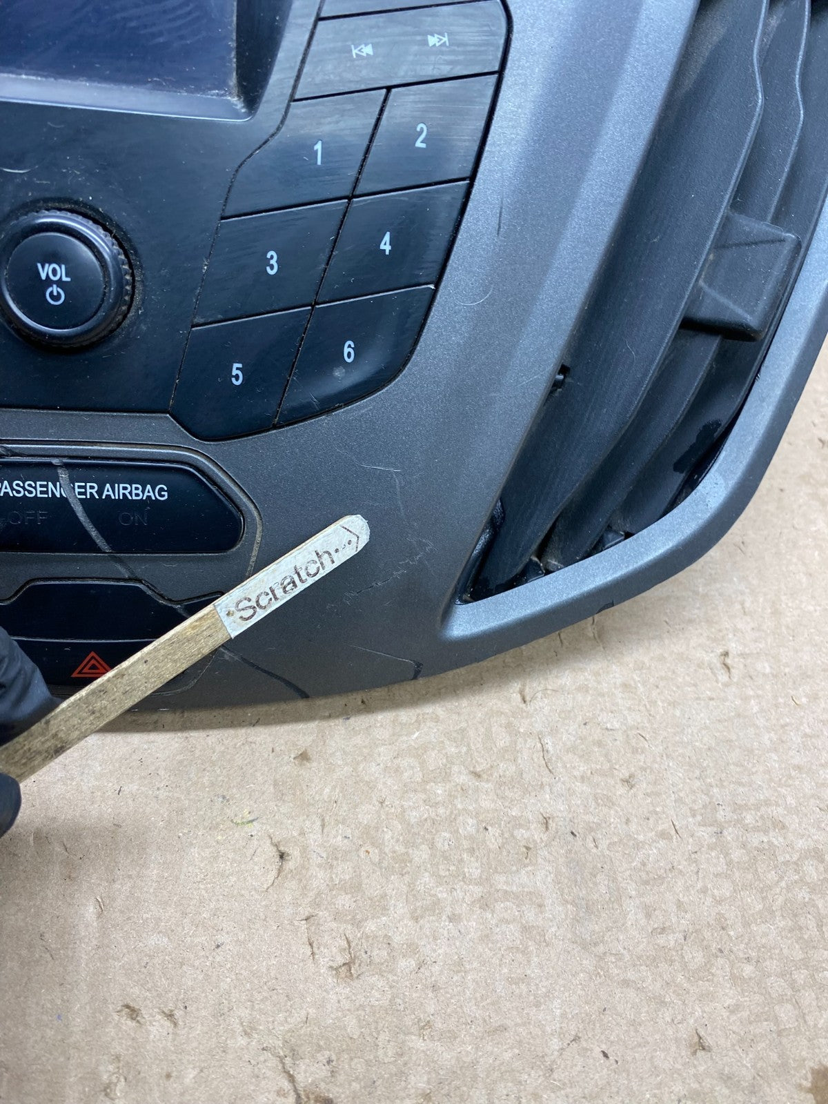 2016 to 2019 Ford Transit Radio Audio Control Bezel Air Vent Z0109 DG2