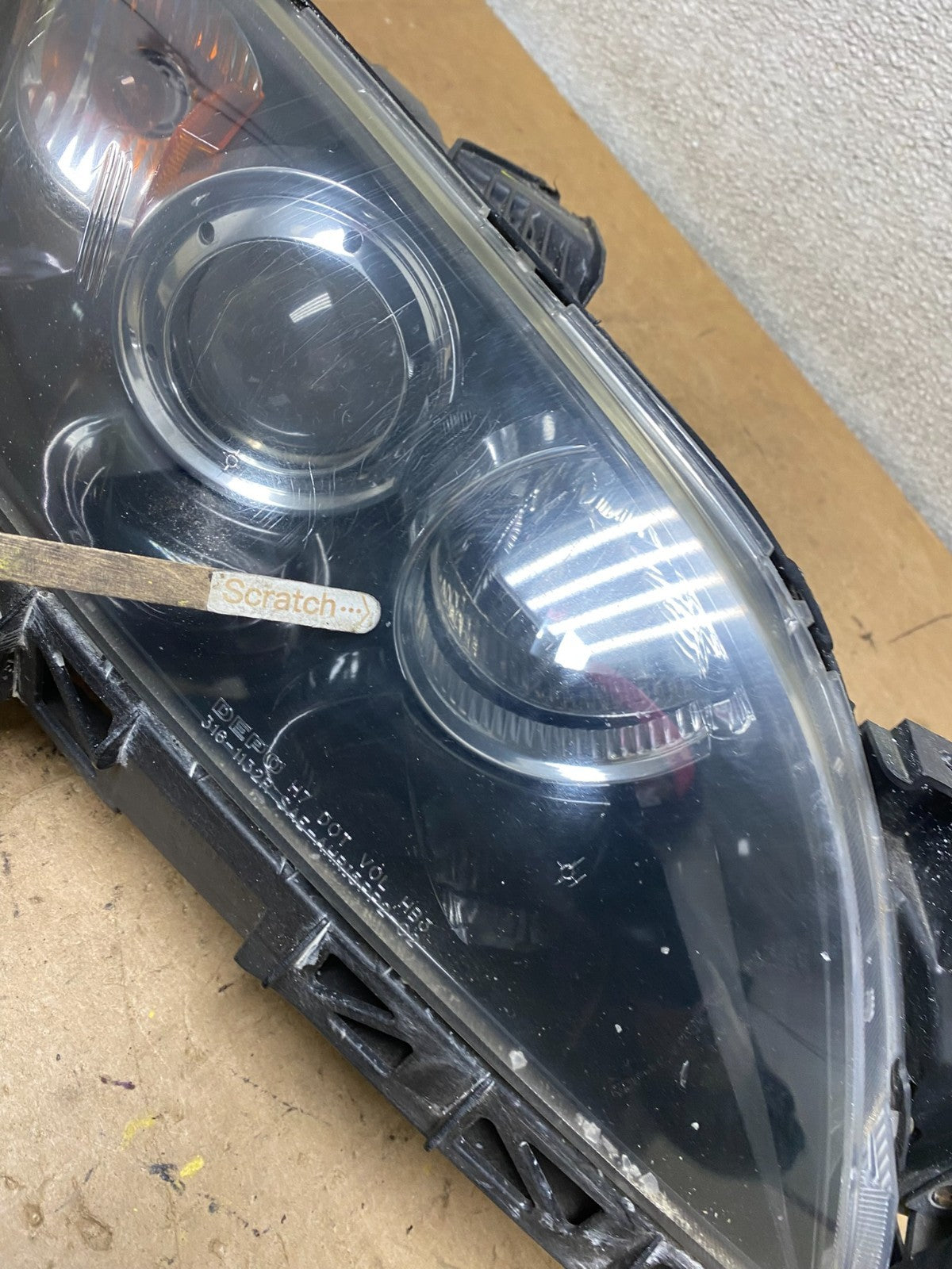 2004 to 2009 Mazda 3 Sedan Right Passenger Rh Side Headlight Oem X7248 GD4