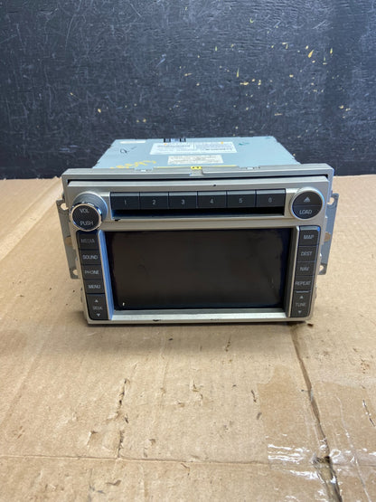 2008 2009 Lincoln Mkx Am Fm Cd Player Radio Navigation Screen Display AH5593 DG0