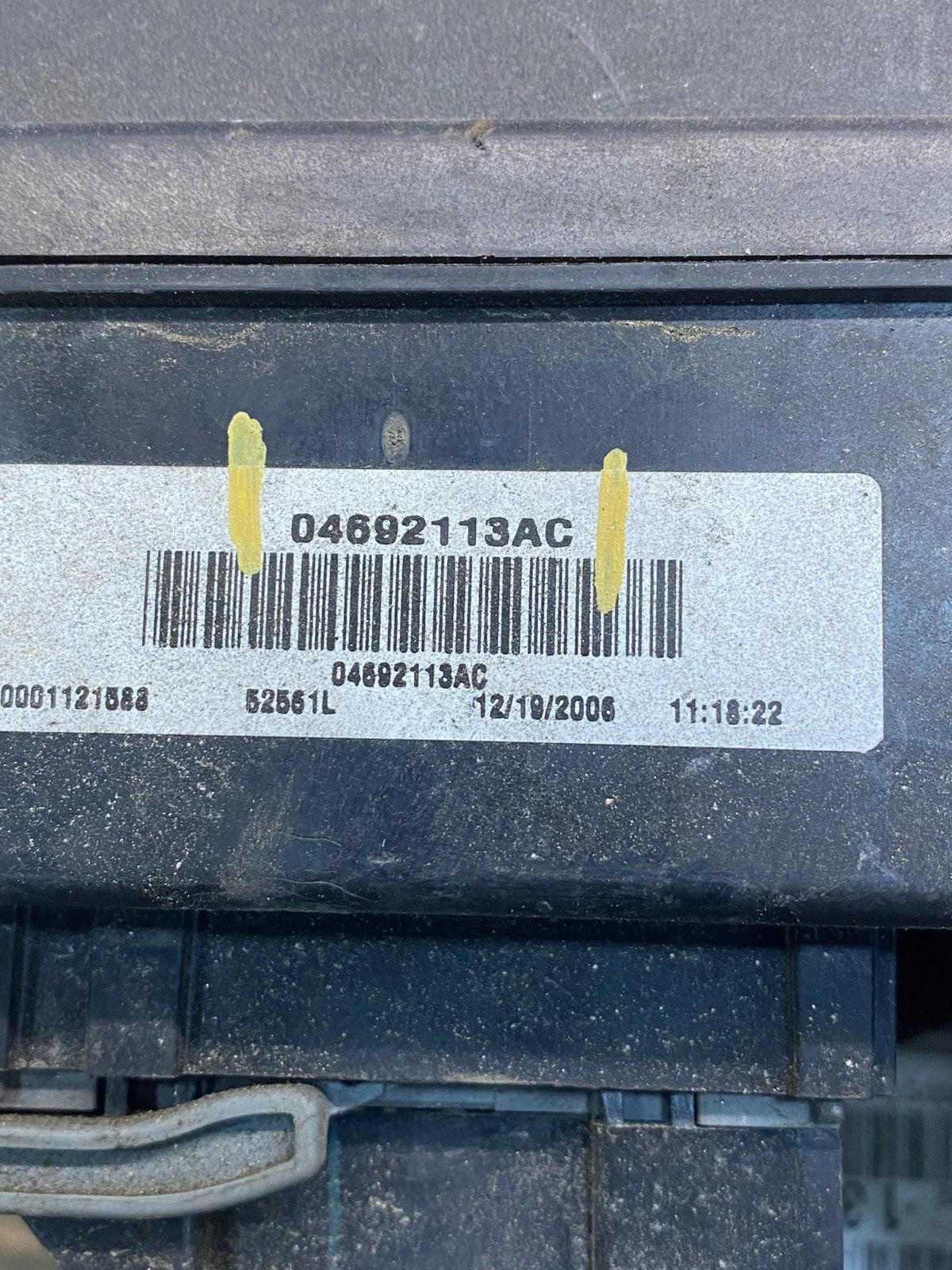 2007 Jeep Commander Fuse Box Relay BCM Body Control Module AF4011 DW6