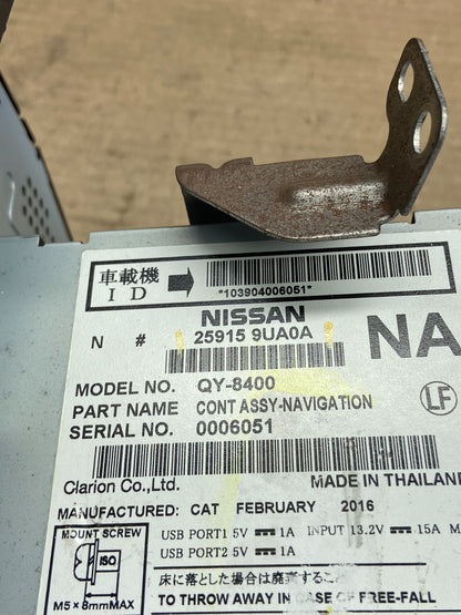2016 2017 Nissan Murano Radio Dash Information Display Screen ah3724 DG7