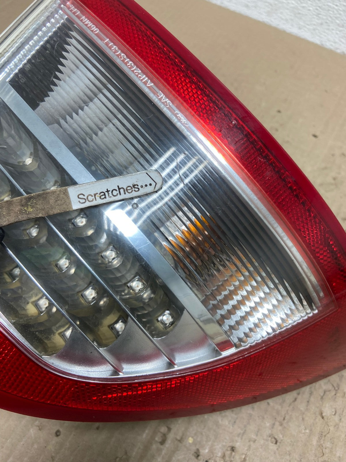 2006-2009 Mercury Milan Left Driver Side Tail Light Led AE9770 LK3