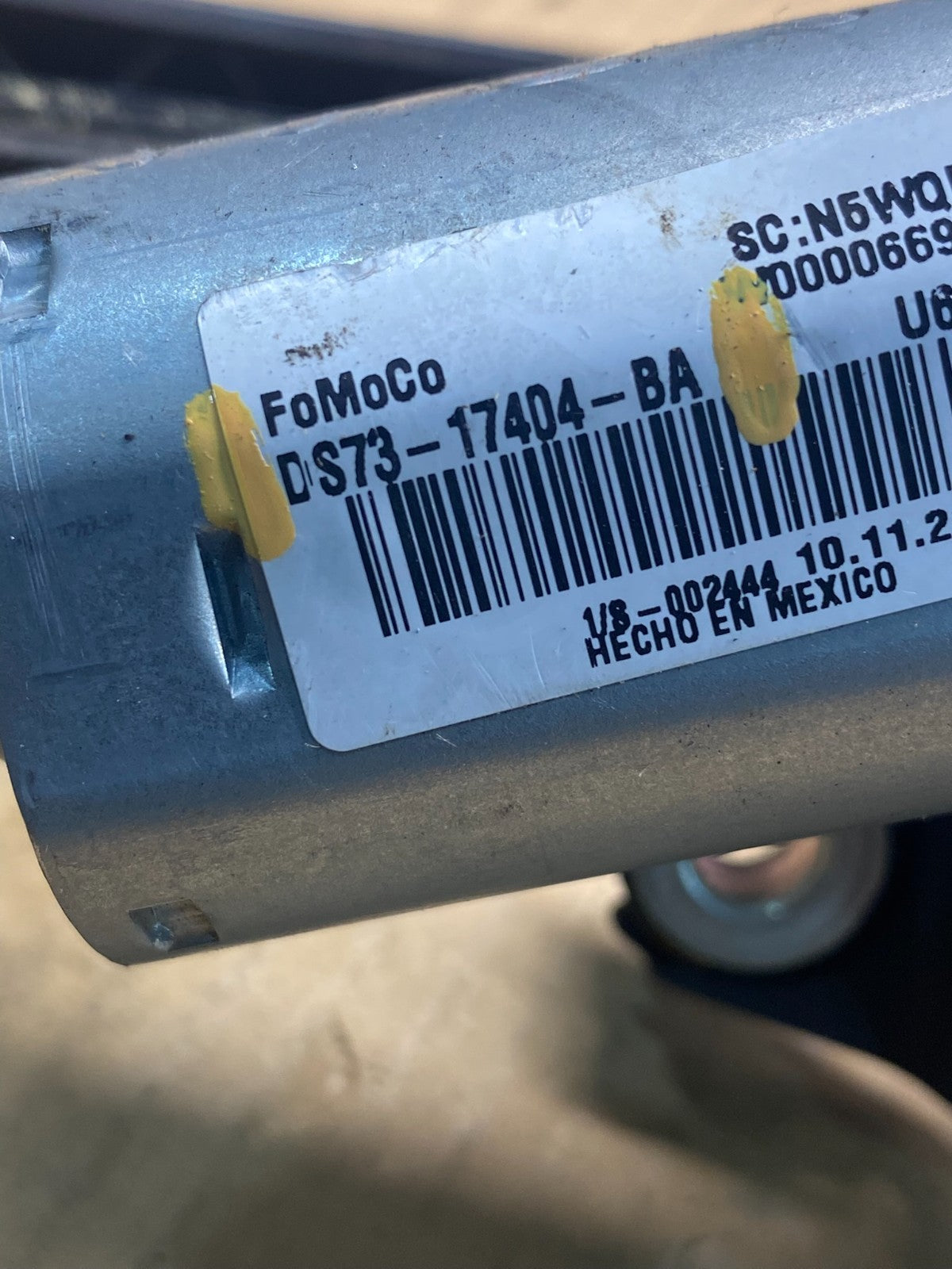 2020 to 2023 Ford Explorer Rear Windshield Wiper Motor AD5070 DG6