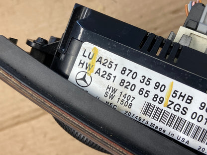2007-2012 Mercedes X164 GL350 GL450 Climate Control Bezel Wood Switch aa4888 DG7