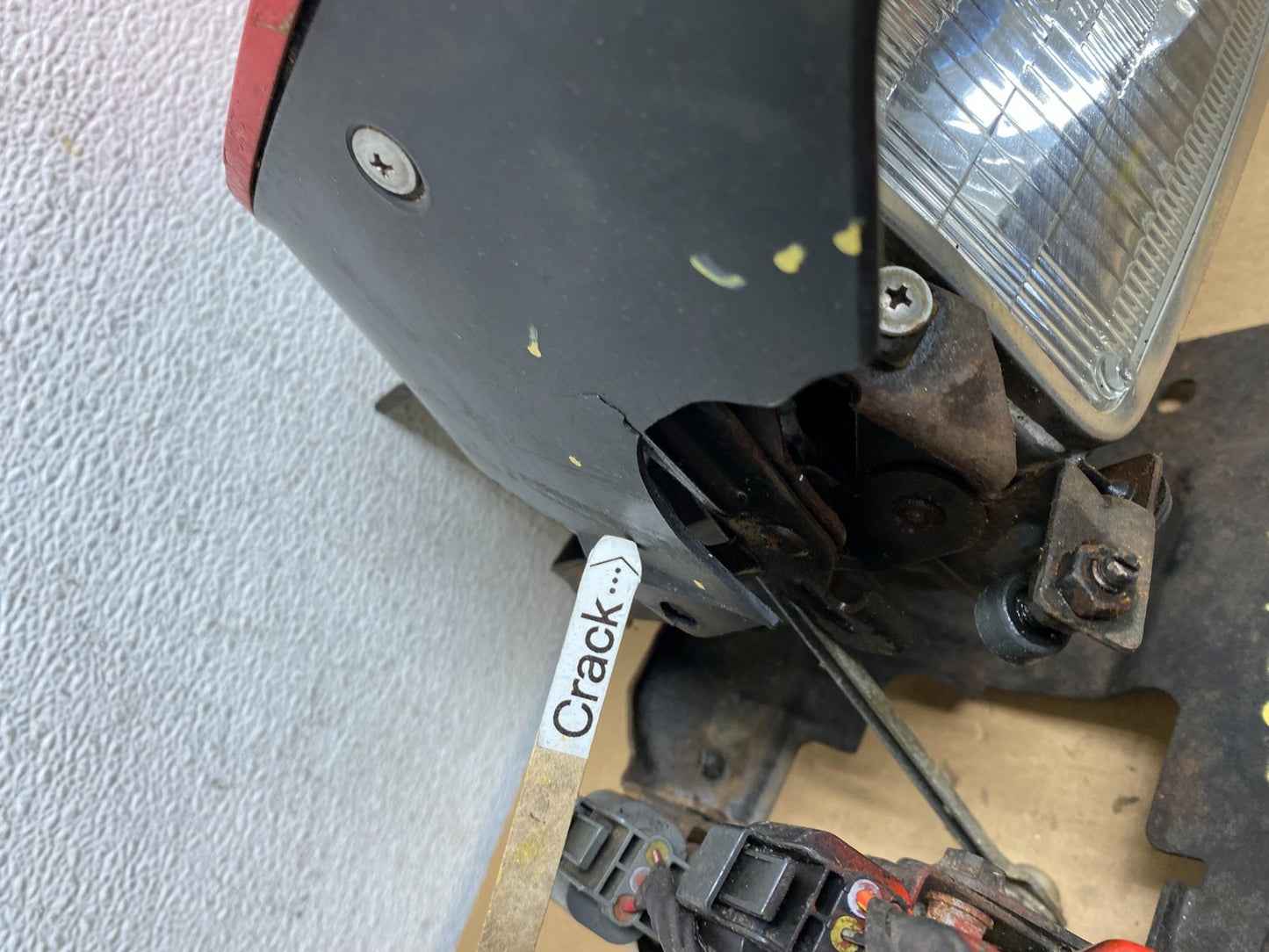 1991 to 1993 Mitsubishi 3000GT Left Driver Headlight W Motor AD2745 DG3