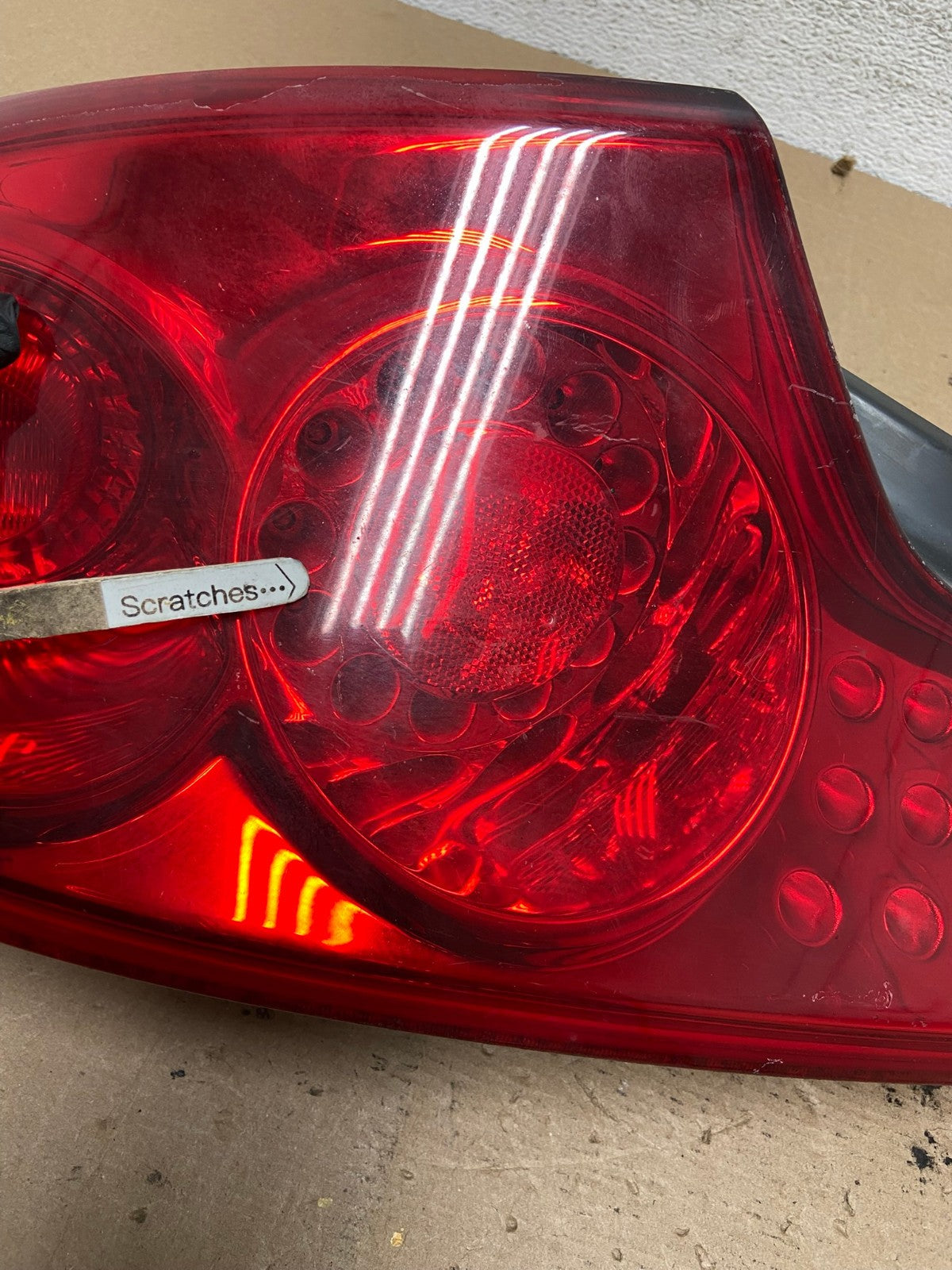 2003 - 2005 Infiniti G35 Coupe Left Driver Lh Outer Tail Light AF4808 LK3