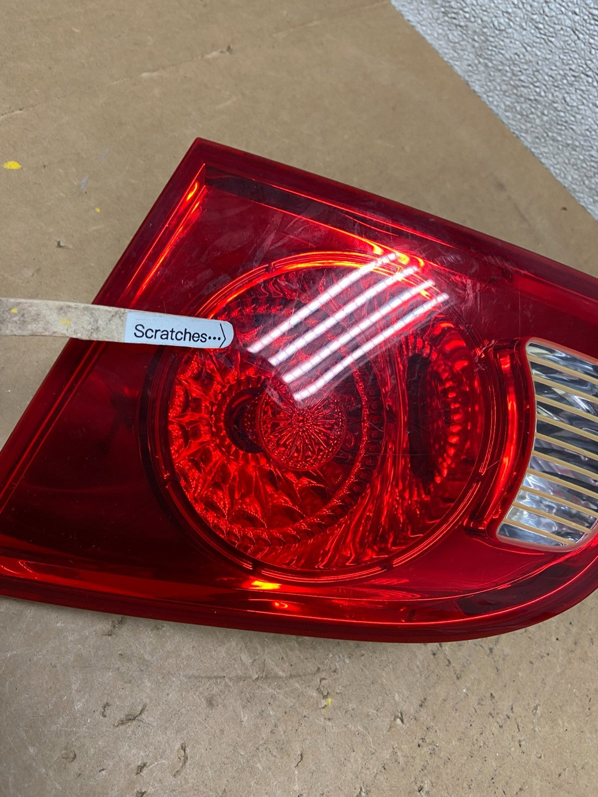 2007 2008 2009 Hyundai Santa Fe Right Passenger Tail Light Inner Oem Z7021 DW3