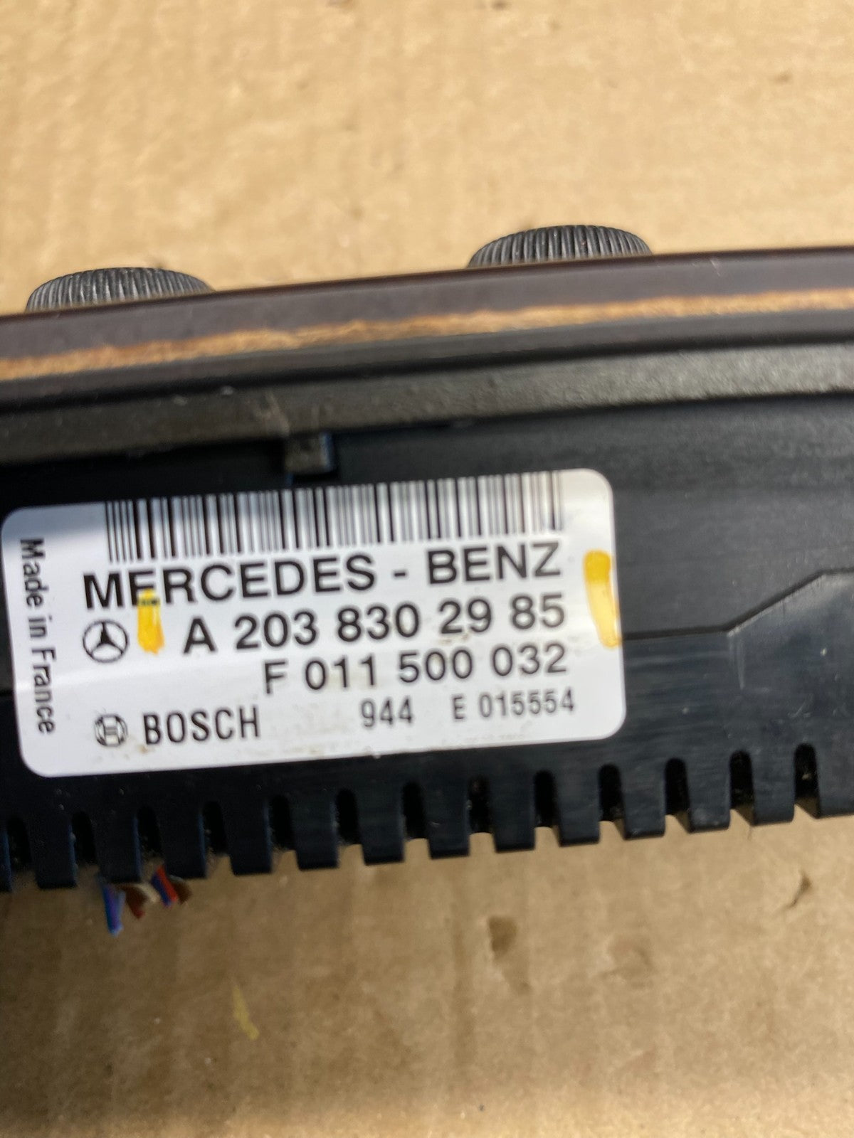 2005-2009 Mercedes W203 C230 C240 A/C Heater Climate Control Trim AC9375 DG4