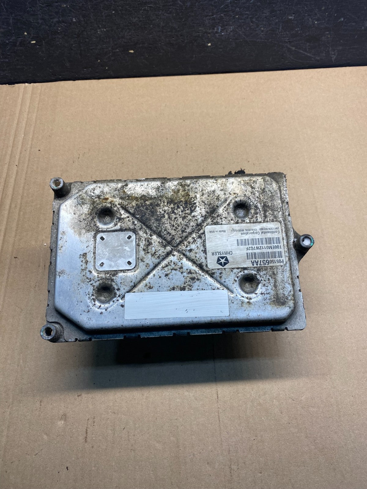 2012 Dodge Avenger Engine Computer Control ECM ECU AE6289 DW1