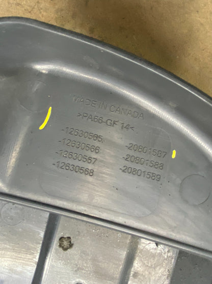 2010 to 2012 Cadillac SRX 3.6L Plastic Engine Cover Shield M3090 PS8
