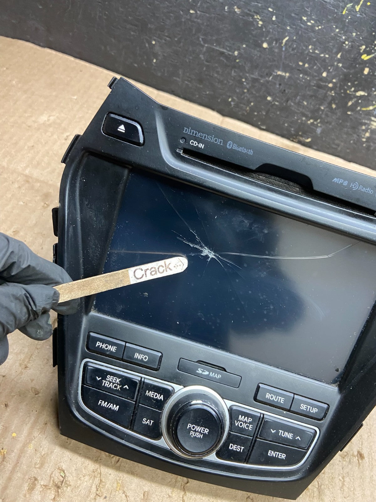 2013 to 2016 Hyundai Santa Fe AM/FM Radio CD Player Oem Y7950 DG1
