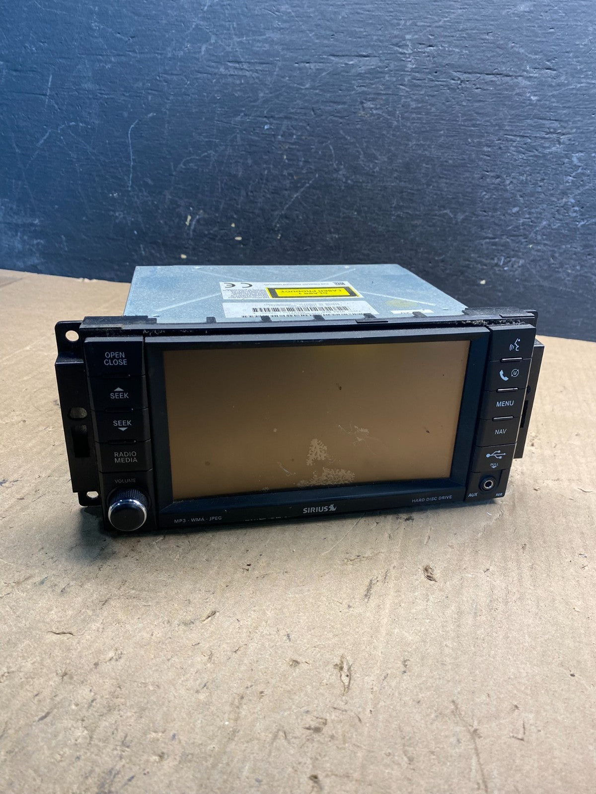 2008 2010 Jeep Dodge Chrysler Screen Display CD Player Satellite Radio AE7835 DW0