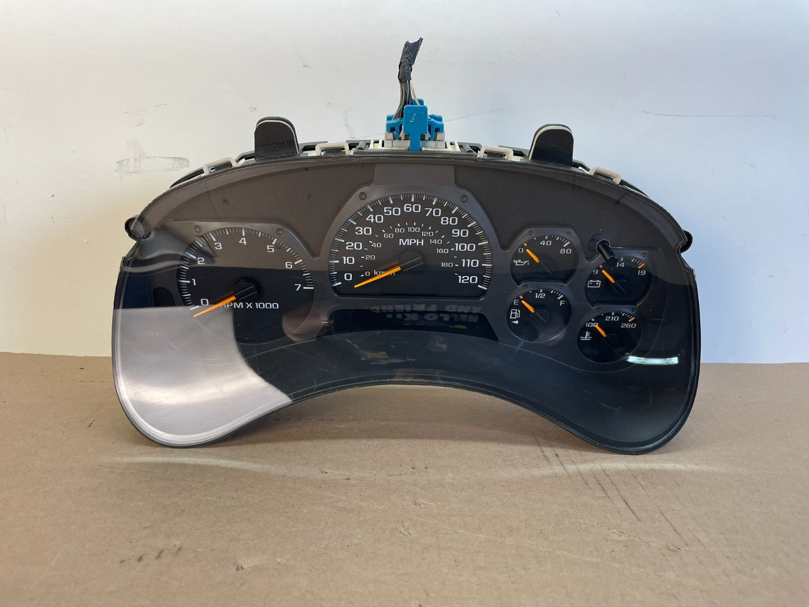 2002 to 2005 Chevrolet Trailblazer Speedometer Cluster Gauge AG1037 DG0