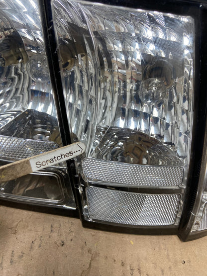 1999 - 2004 Ford Mustang Left+Right Set Side Chrome Tail Lights AF4291 DG4