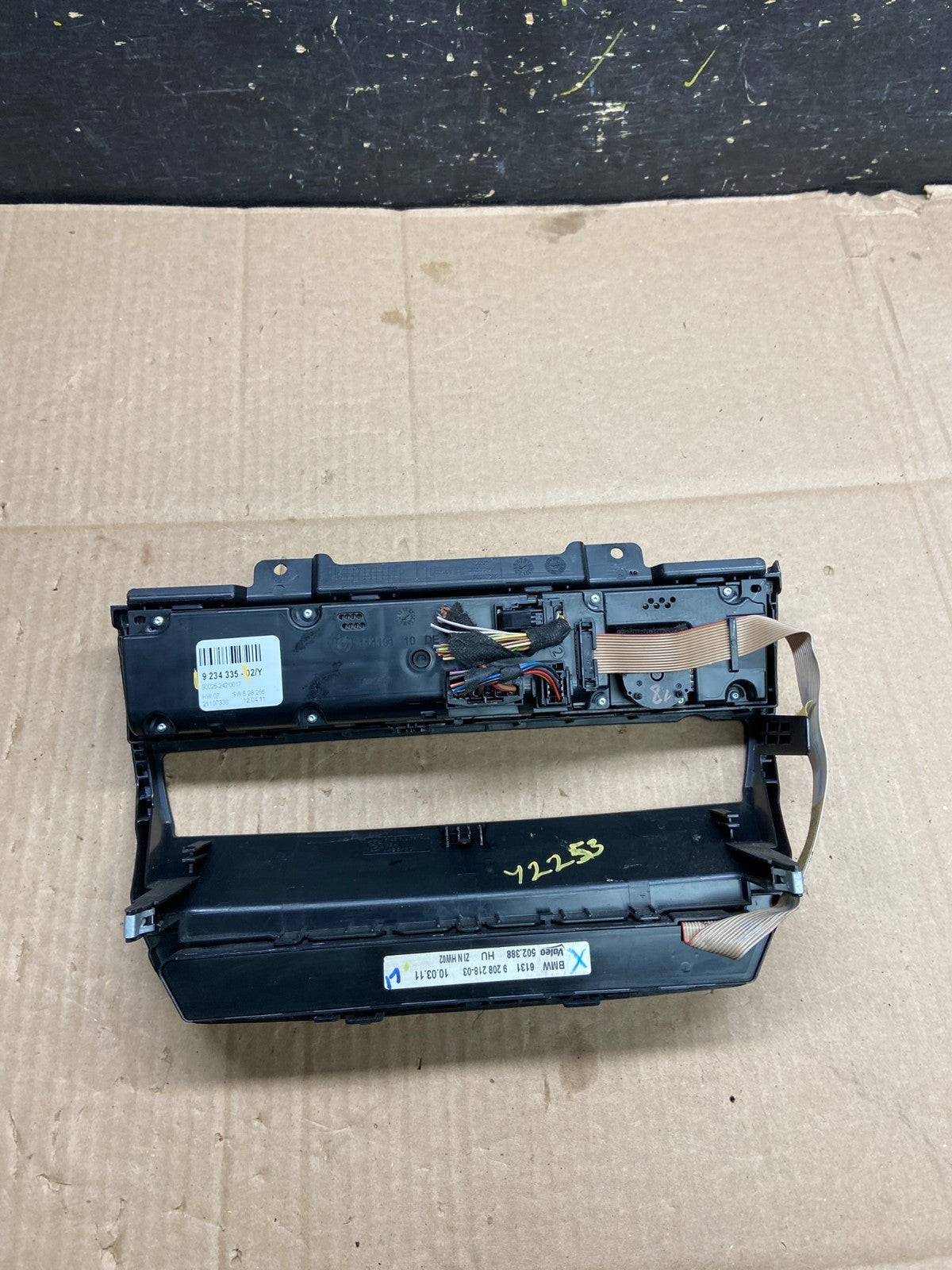 2007-2013 Bmw X5 AC Heater Climate Control Temperature Panel Trim Oem Y2253 DG5