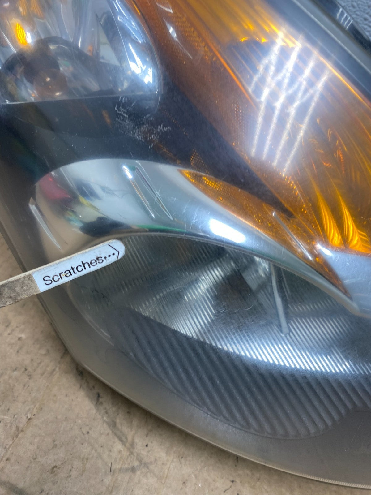 Sedan 2007 to 2009 Nissan Altima Right Passenger Halogen Headlight AD6256 DW3