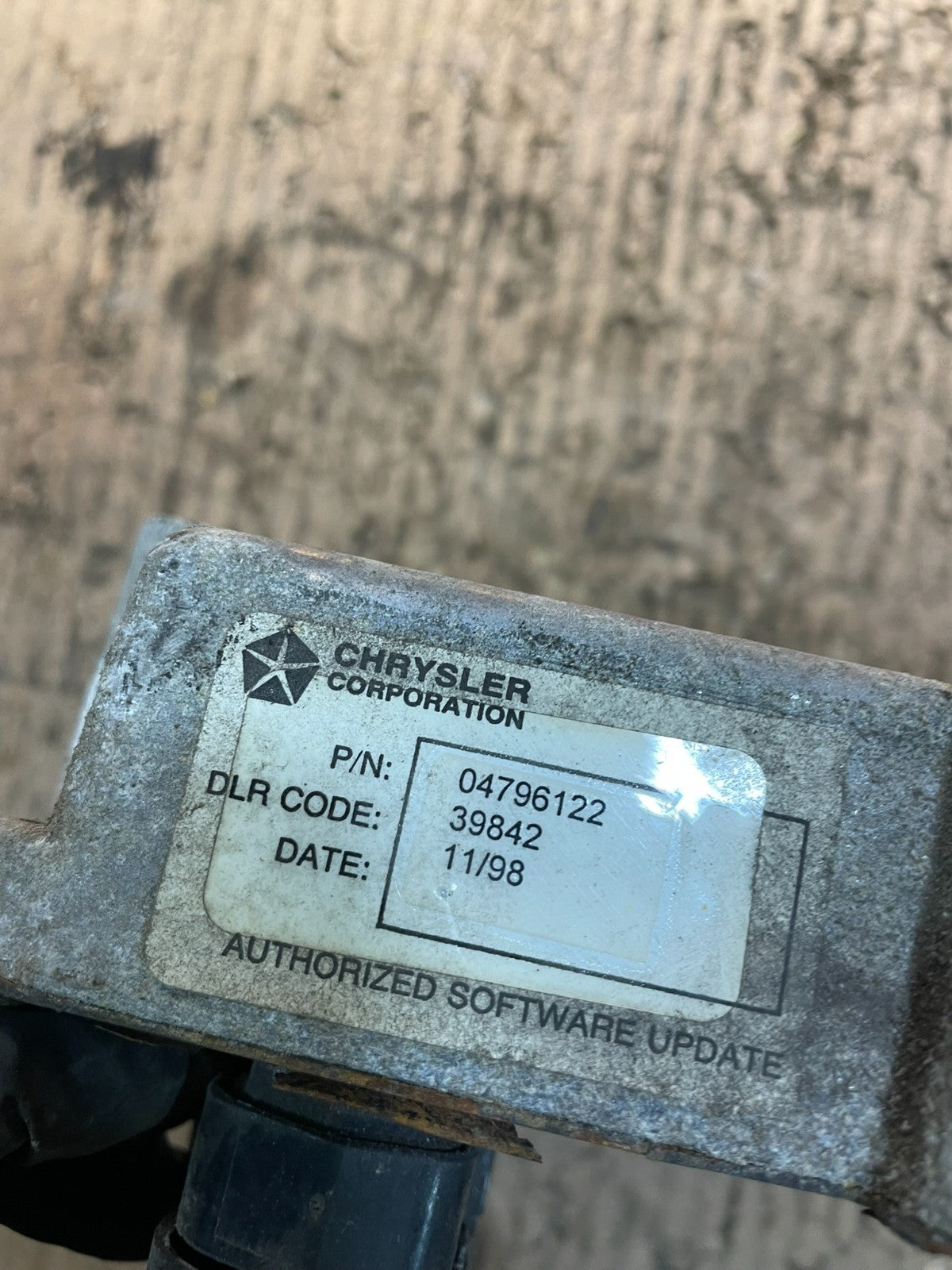 1990 1991 Dodge Caravan Transmission Control Unit TCU TCM v2209 DG4