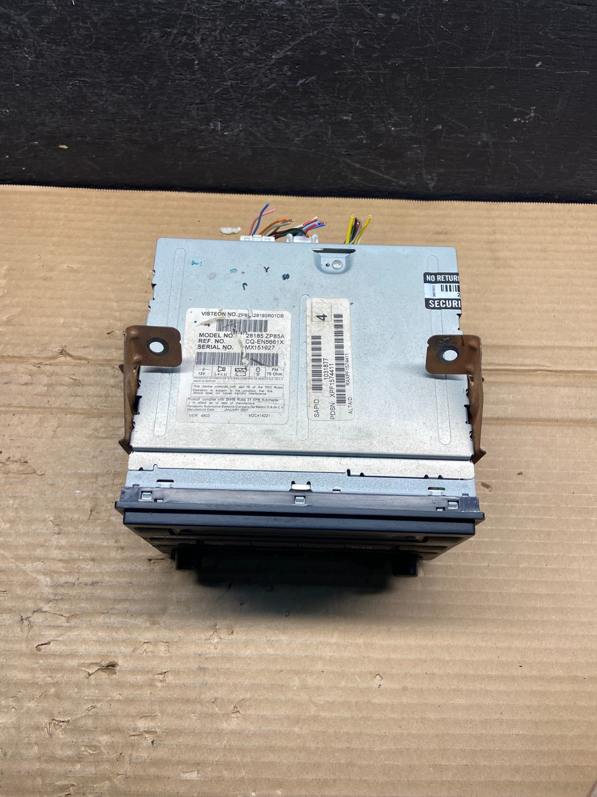 2005 - 2007 Nissan Pathfinder Am Fm Cd Player Radio Bose Receiver AE4545 DG3
