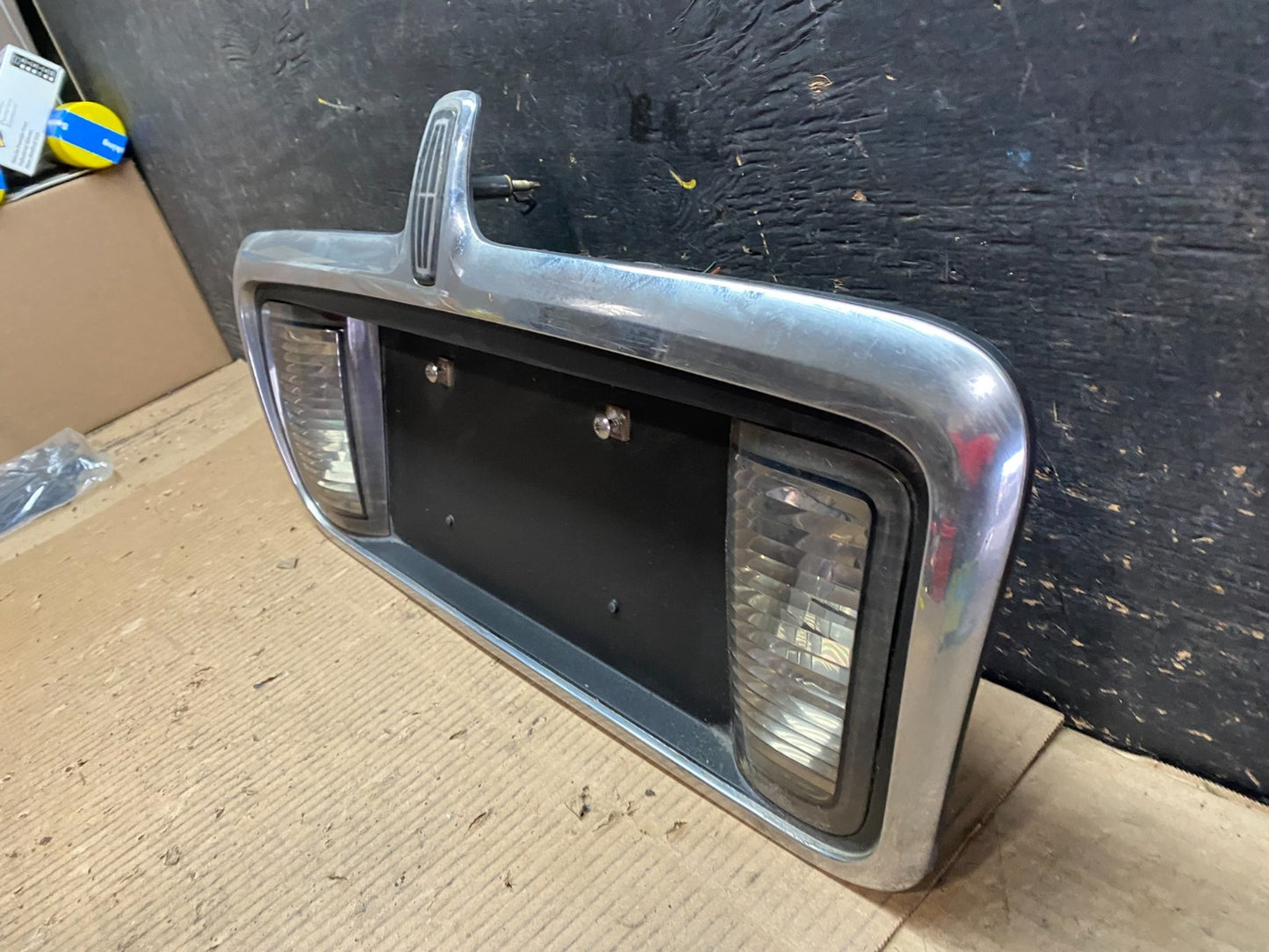 2003 to 2006  Lincoln LS Rear License Plate Trim Panel OEM W5927 DG1