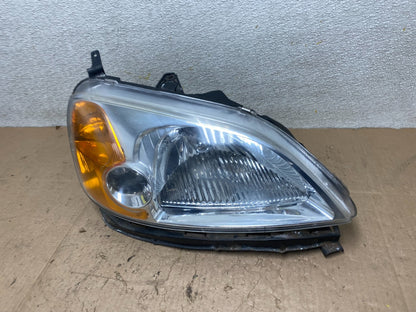 2001 - 2003 Honda Civic Coupe Headlight Halogen Right Passenger Rh Oem W1056 DW1