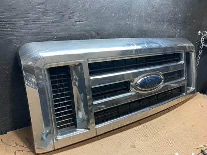 2008 to 2014 Ford Econoline E150 E250 Front Upper Chrome Grill Grille Y2048 DG1