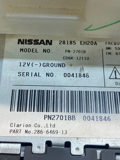 2006 2007 Infiniti M35 Radio AM/FM Single Disc CD Receiver AC7117 DG6